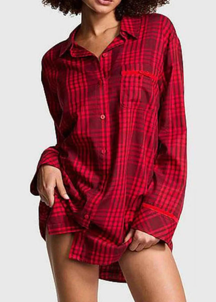 Striped Long Sleeve Button - Up Shirt - Trendsi