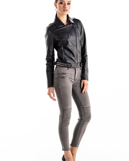 Stylish Men's Black Leather Jacket - Genuine Nappa Outerwear - Leather Jackets - Buy Me Fur Ltd