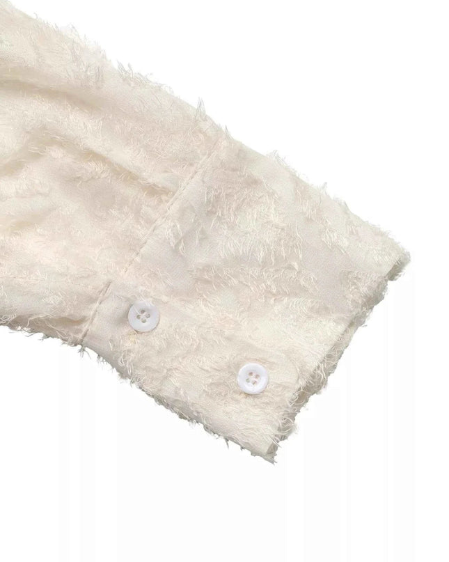 Textured Long Sleeve Shirt for Versatile Style and Comfort - Trendsi