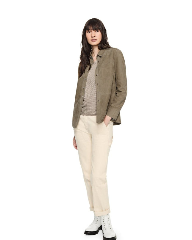 Ultra - Fine Suede Shirt Jacket - Women’s - OTD – ON THIS DAY