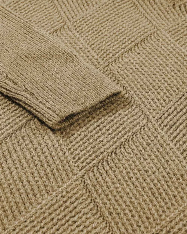 V - Neck Batwing Sleeve Sweater - Trendsi