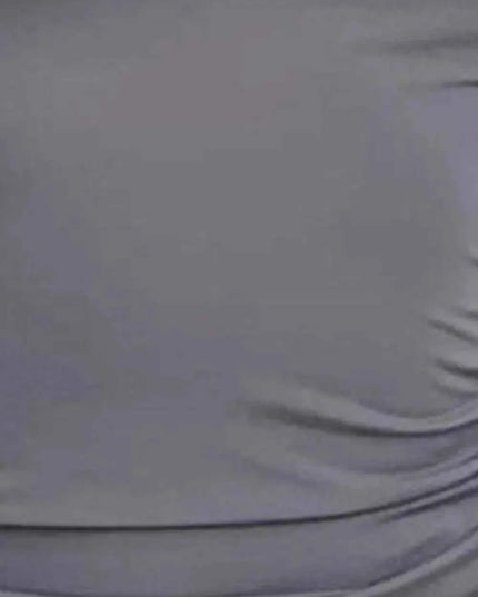 V - Neck Long Sleeve T-Shirt - Trendsi