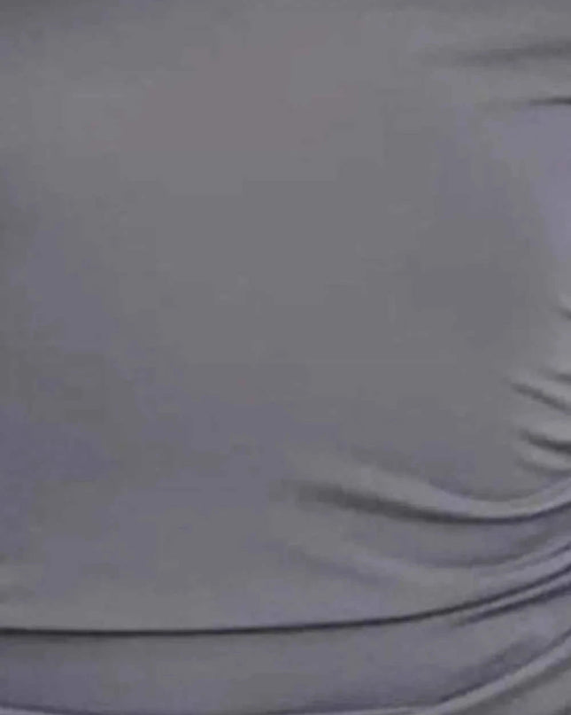 V - Neck Long Sleeve T-Shirt - Trendsi