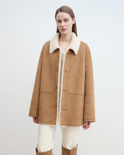 Reversible Wool Shearling Jacket