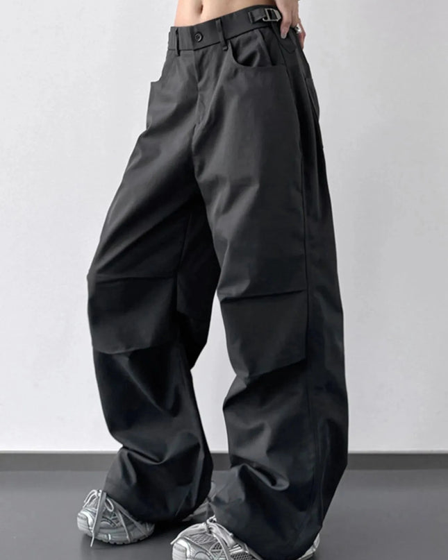 Wide Leg Cargo Pants - Trendsi