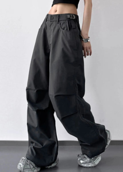 Wide Leg Cargo Pants - Trendsi