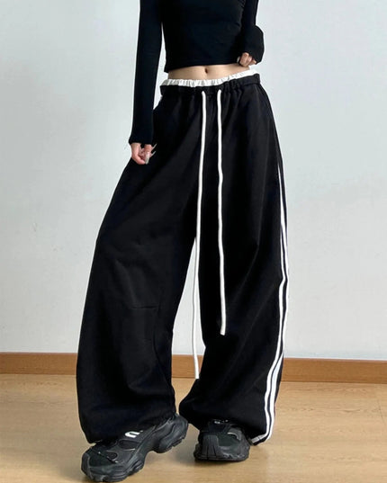 Wide Leg Drawstring Pants