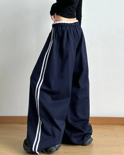 Wide Leg Drawstring Pants
