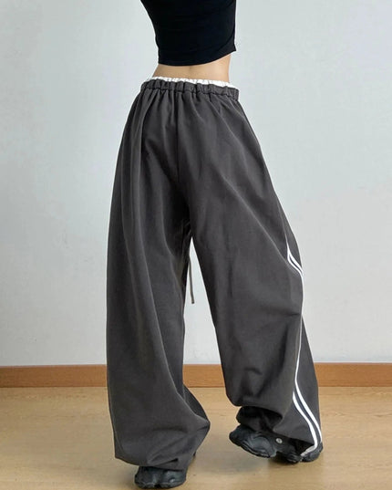 Wide Leg Drawstring Pants
