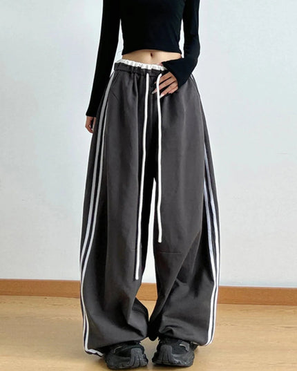 Wide Leg Drawstring Pants