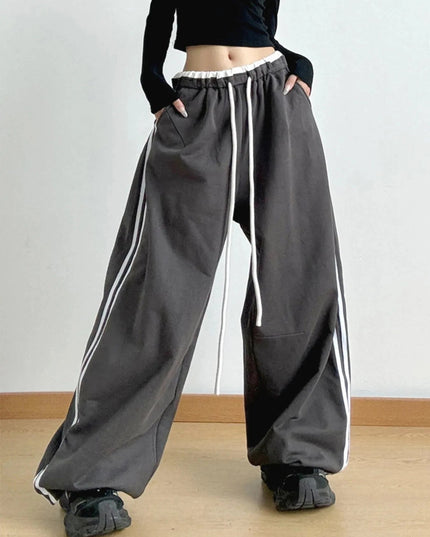 Wide Leg Drawstring Pants