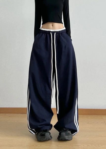 Wide Leg Drawstring Pants