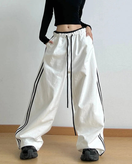 Wide Leg Drawstring Pants