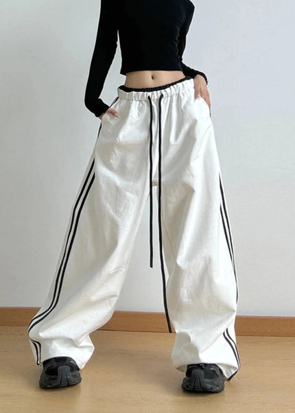 Wide Leg Drawstring Pants
