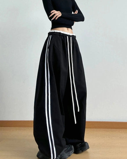 Wide Leg Drawstring Pants