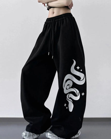 Wide Leg Drawstring Pants - Trendsi
