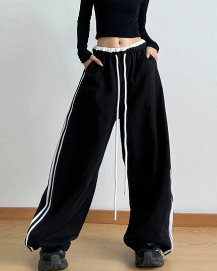 Wide Leg Drawstring Pants