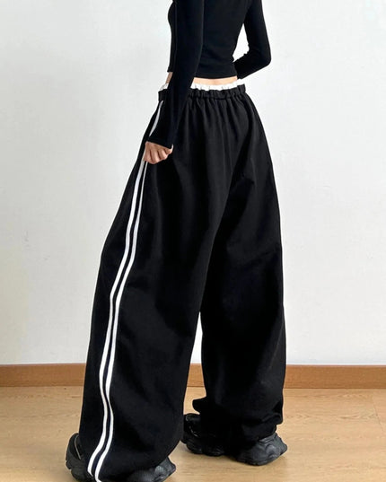 Wide Leg Drawstring Pants