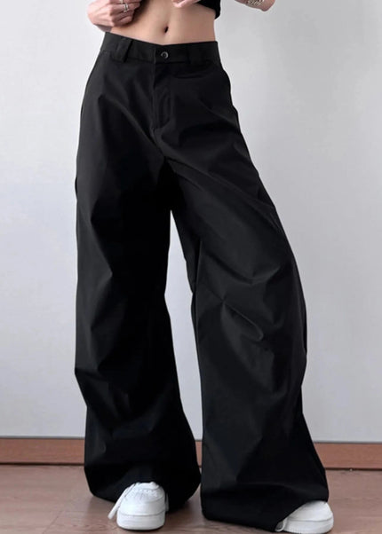 Wide Leg Oversized Pants - Trendsi