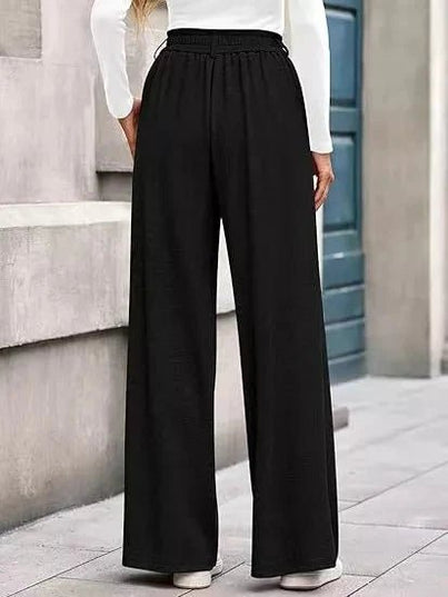 Wide - Leg Pants - Trendsi