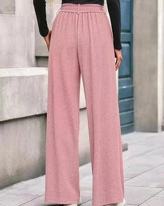 Wide - Leg Pants - Trendsi