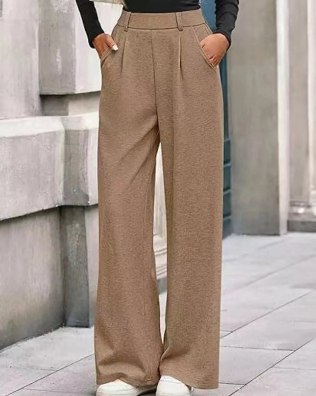 Wide - Leg Pants - Trendsi