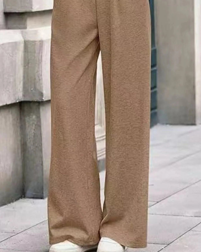 Wide - Leg Pants - Trendsi