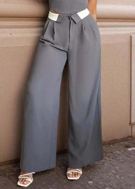 Wide Leg Pants - Trendsi