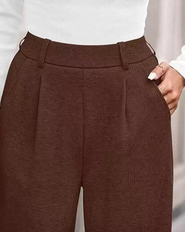 Wide - Leg Pants - Trendsi