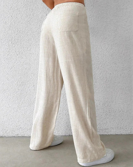 Wide - Leg Pants - Trendsi