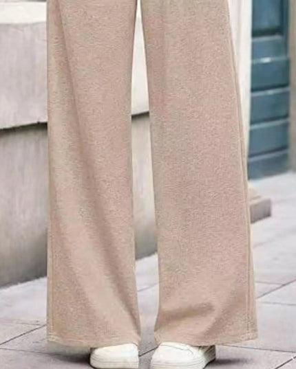 Wide - Leg Pants - Trendsi