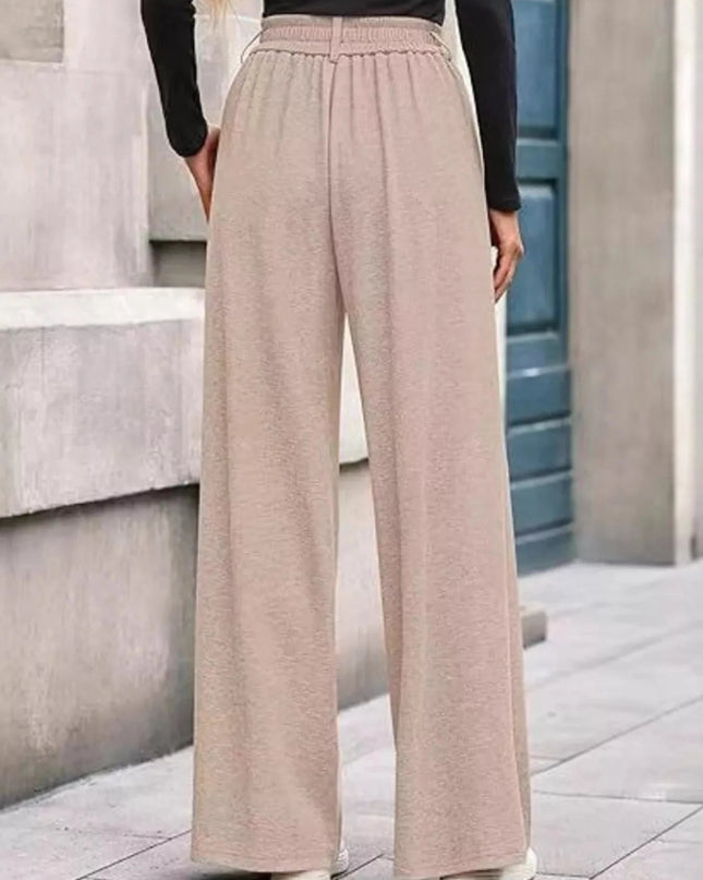 Wide - Leg Pants - Trendsi