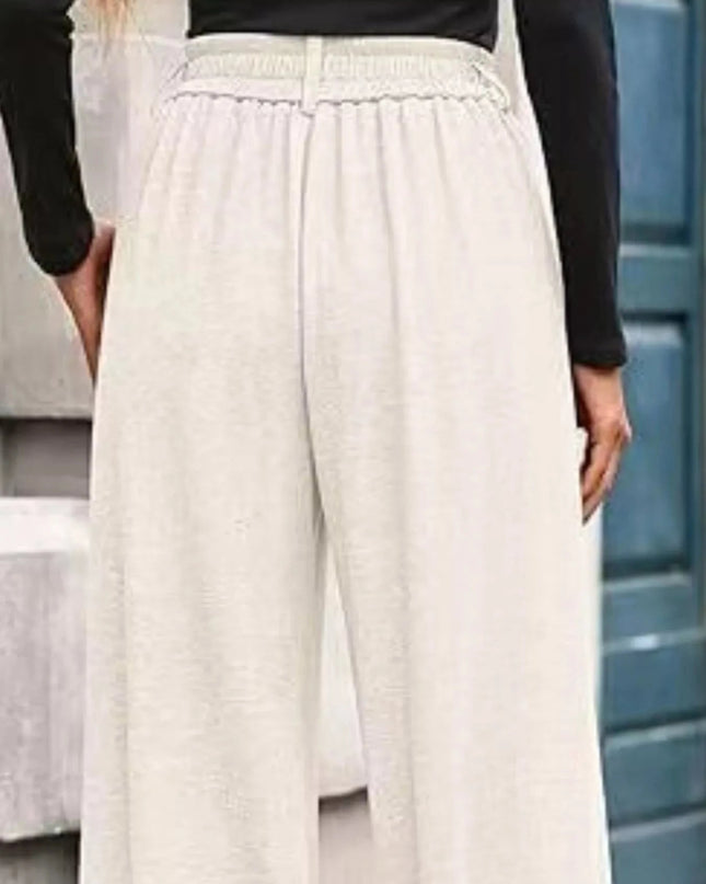 Wide - Leg Pants - Trendsi