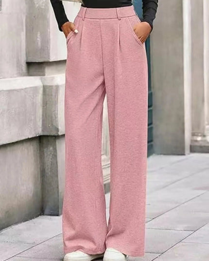 Wide - Leg Pants - Trendsi