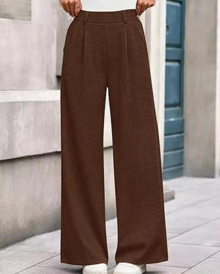 Wide - Leg Pants - Trendsi