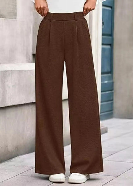 Wide - Leg Pants - Trendsi