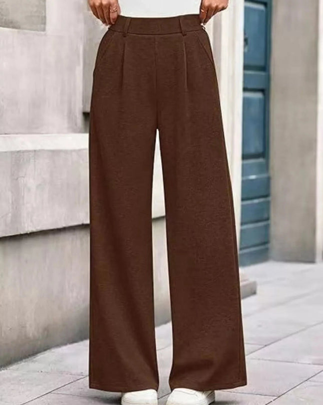 Wide - Leg Pants - Trendsi