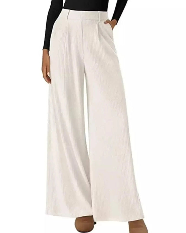 Wide - Leg Pants - Trendsi