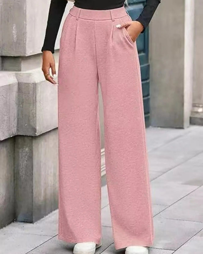 Wide - Leg Pants - Trendsi
