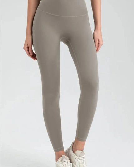 Wide Waistband High Waist Sport Leggings - Trendsi