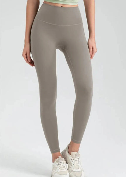 Wide Waistband High Waist Sport Leggings - Trendsi