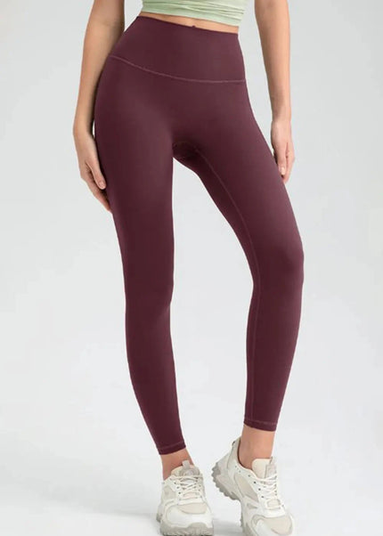 Wide Waistband High Waist Sport Leggings - Trendsi