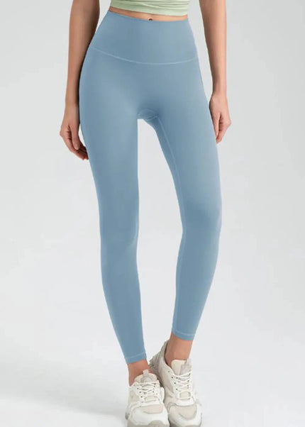 Wide Waistband High Waist Sport Leggings - Trendsi
