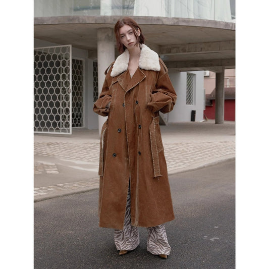 Wool Lapel Parka