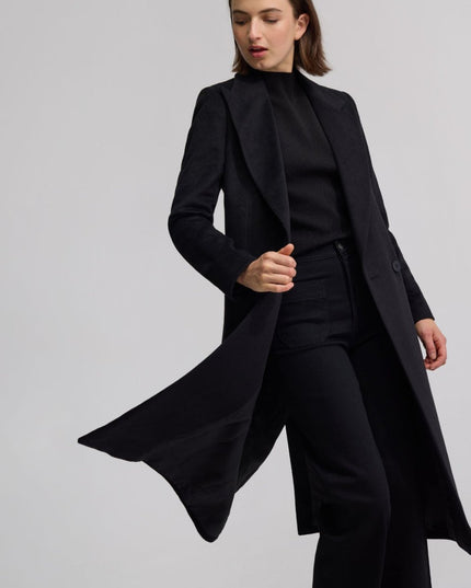 Women’s Classic Grey Wool Coat – Warm Winter Outerwear - n/a - NOVEMBER28