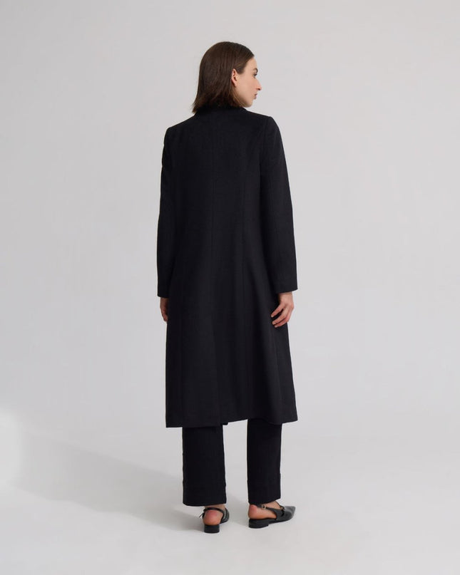 Women’s Classic Grey Wool Coat – Warm Winter Outerwear - n/a - NOVEMBER28