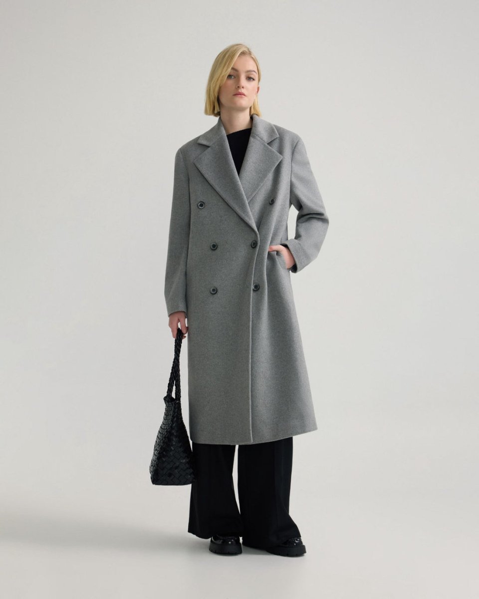 Women’s Classic Wool Coat Winter Outerwear