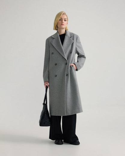 Women’s Classic Wool Coat Winter Outerwear