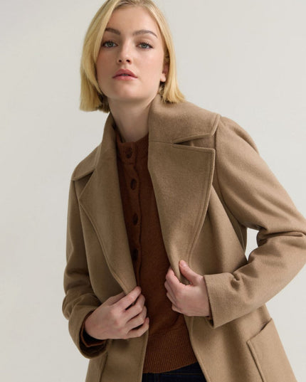 Women’s Classic Wool Coat – Warm Winter Outerwear - n/a - NOVEMBER28