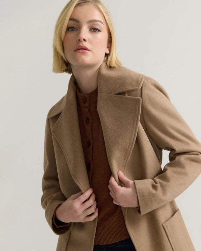 Women’s Classic Wool Coat – Warm Winter Outerwear - n/a - NOVEMBER28